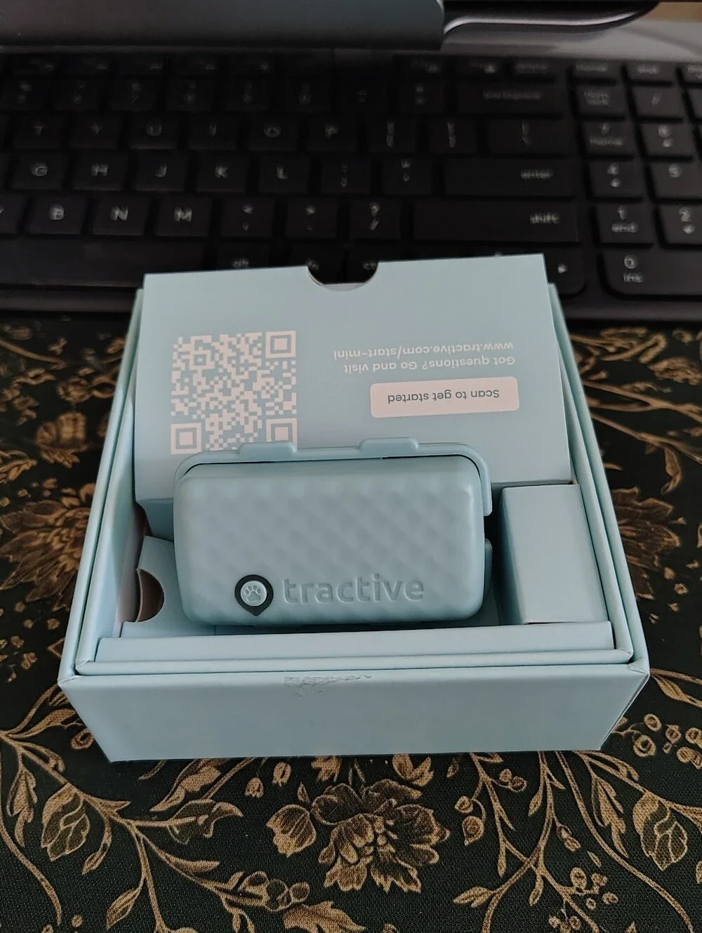 Tractice CAT Mini Pet Tracker - Light Blue